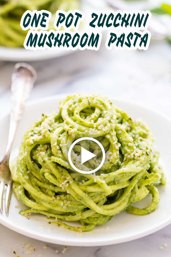 ONE POT ZUCCHINI MUSHROOM PASTA