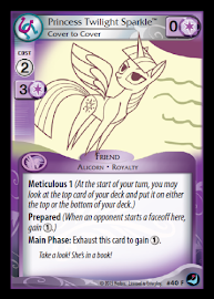 My Little Pony Princess Twilight Sparkle, Cover to Cover High Magic CCG Card