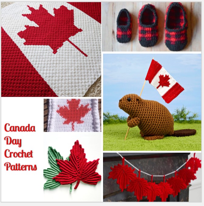 Crocheted Slippers in Red and White Baseball Theme -  Canada