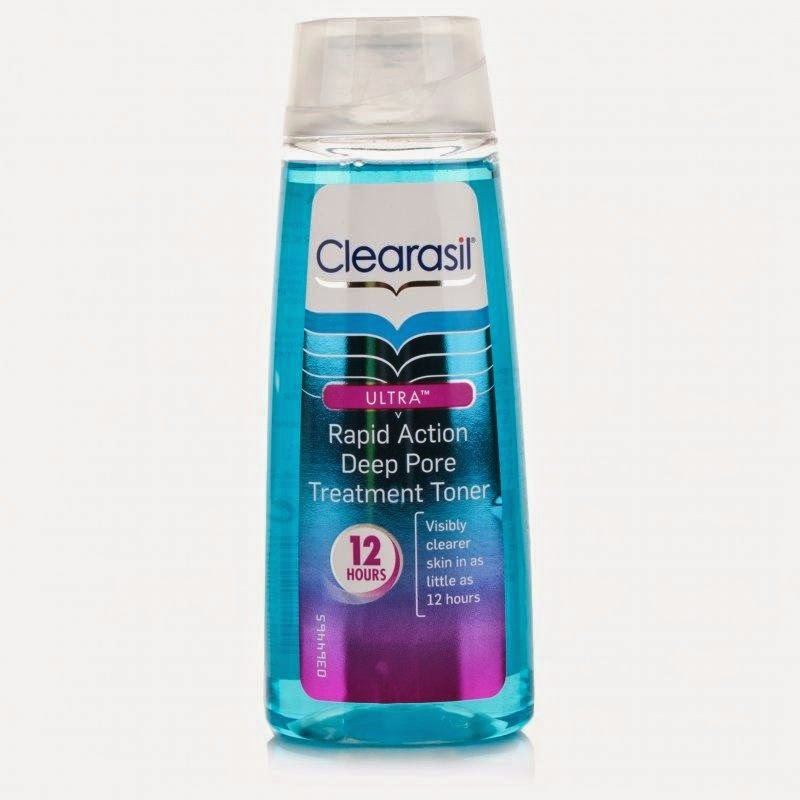 clearasil ultra rapid action deep pore treatment toner