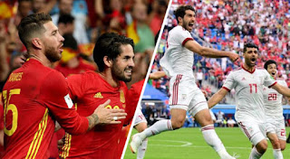 Irán vs España en Copa Mundial Rusia 2018