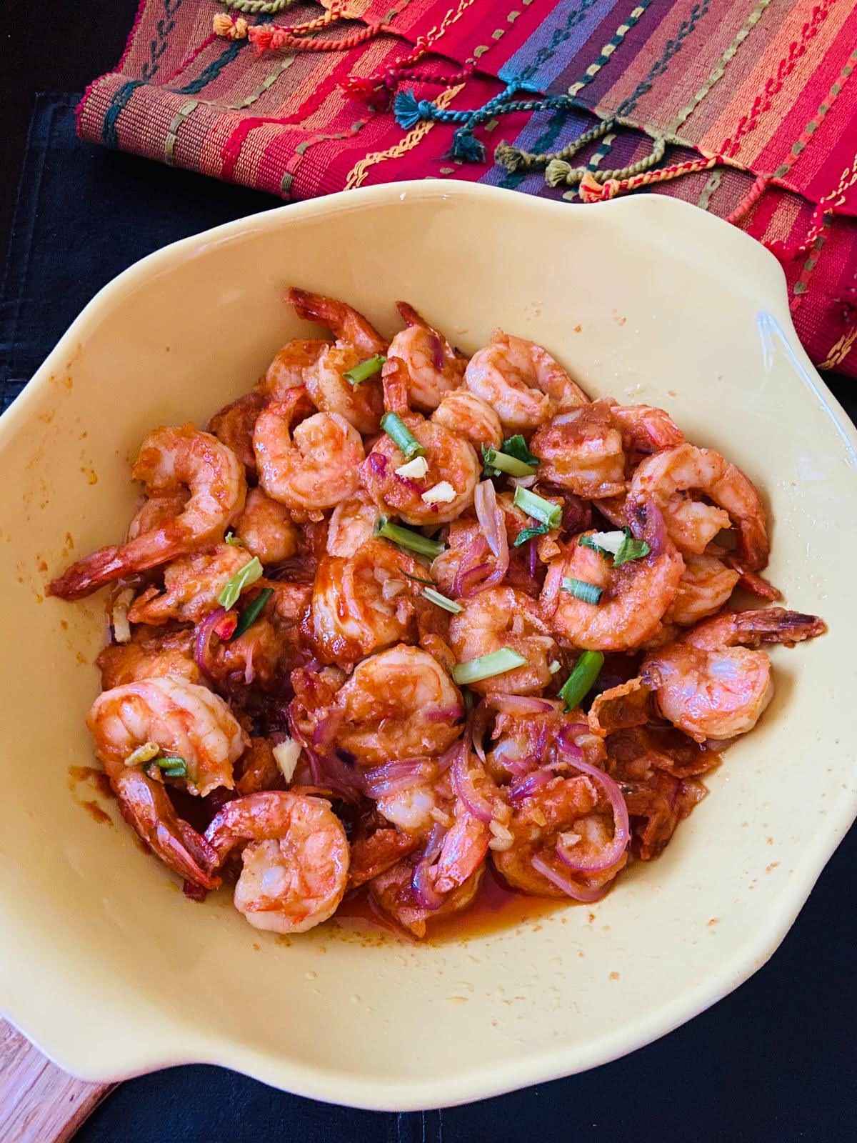 Bong Mom's CookBook Chili Garlic Shrimp