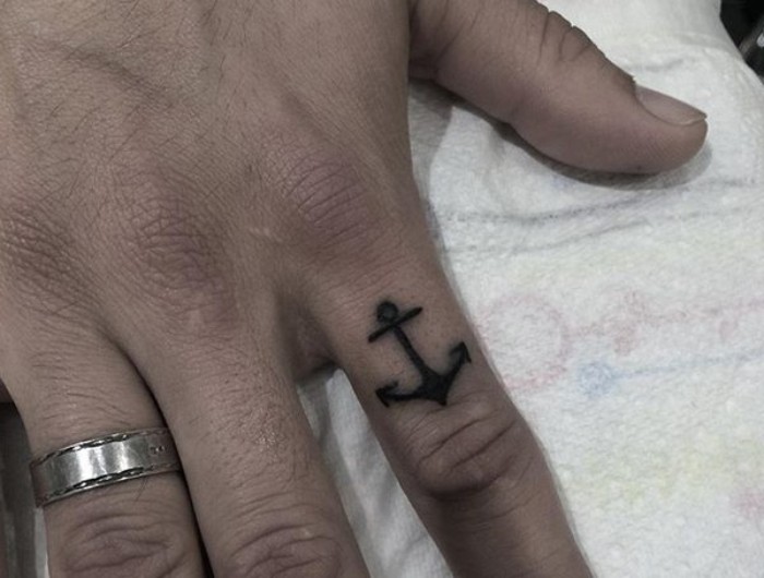 Hand Tattoo For Boy Simple
