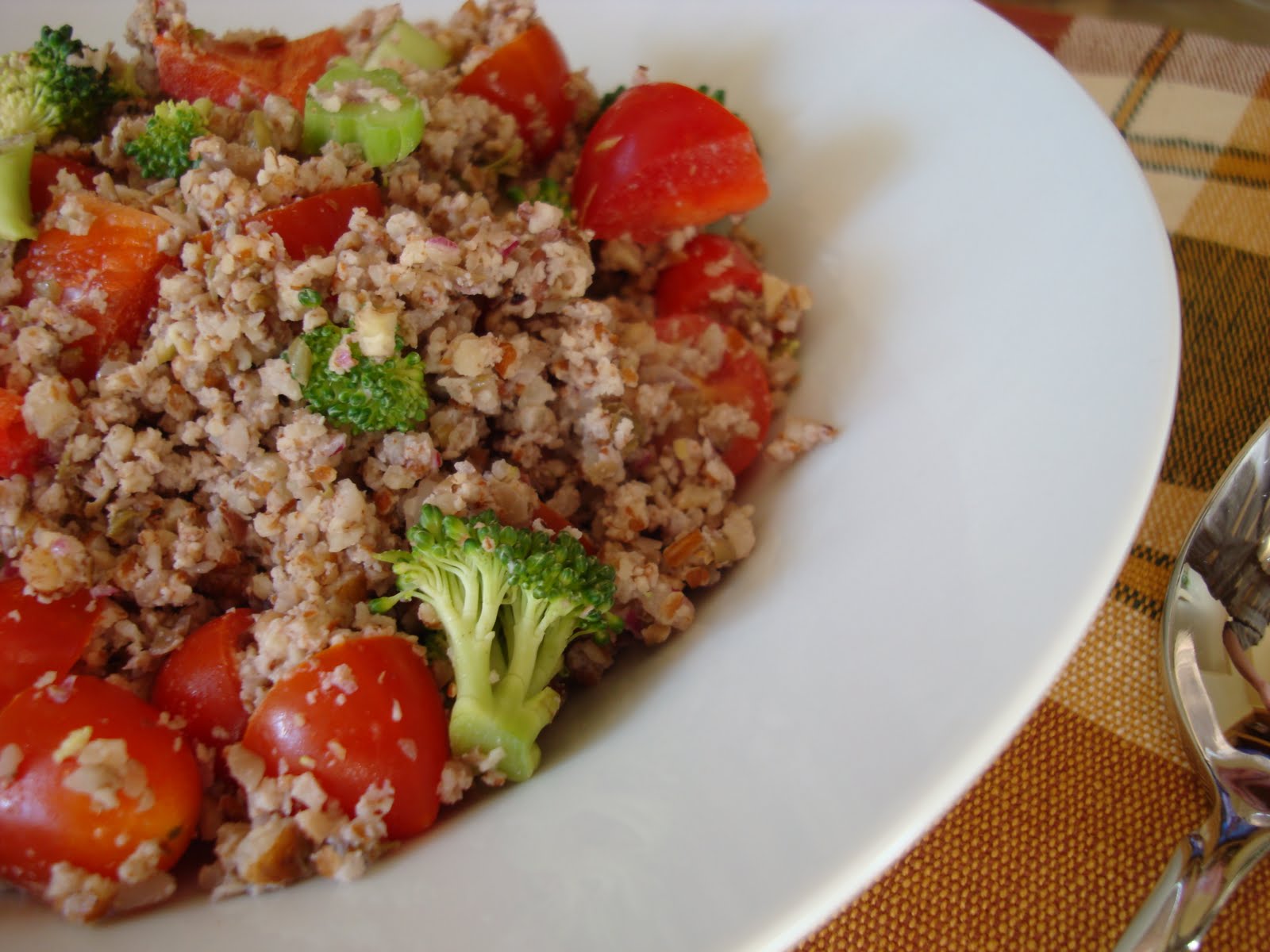 Vegan Sausage with Vegetables Salad Recipe Healthy Journey Cafe