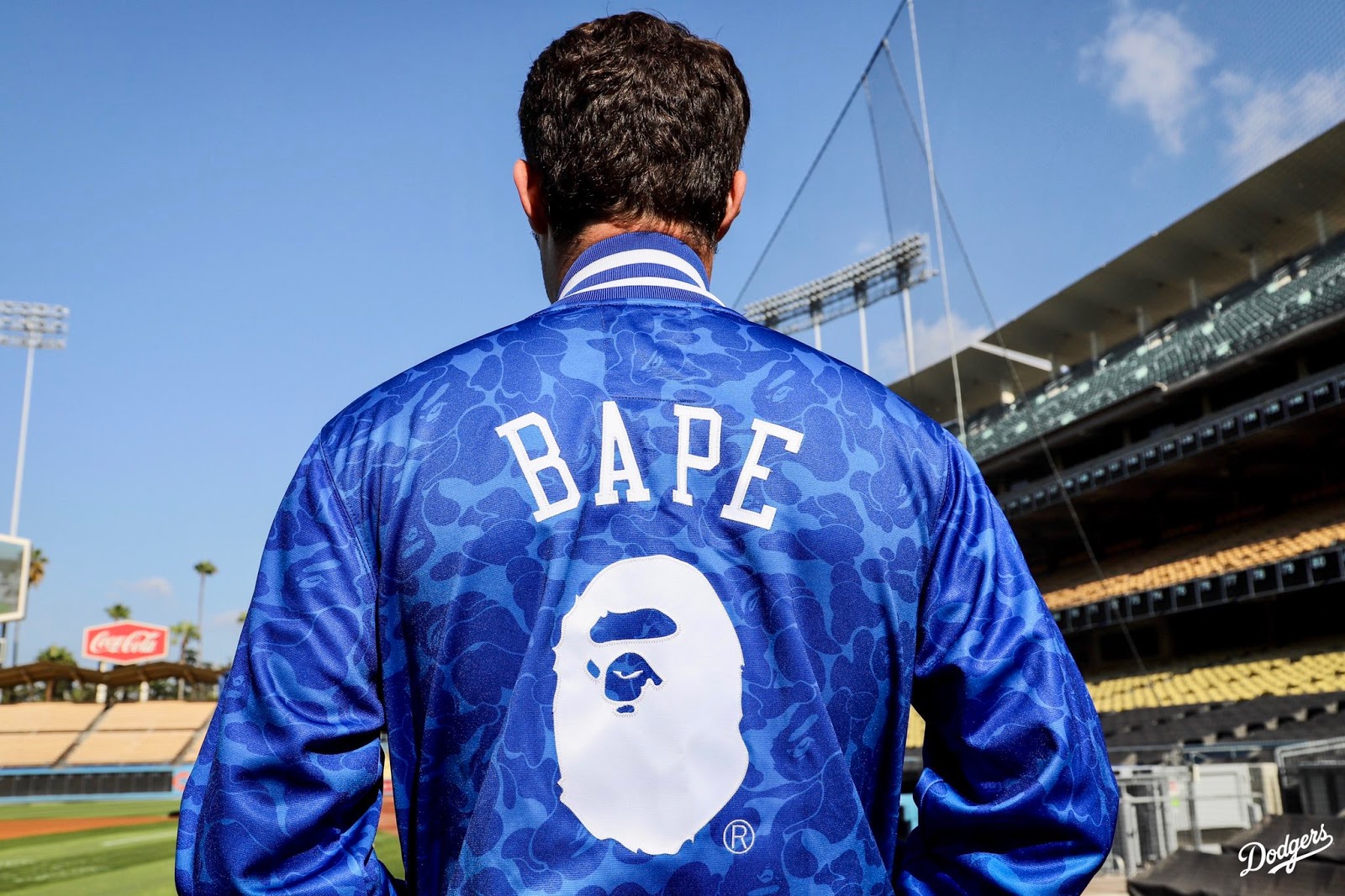 bape x mitchell and ness dodgers