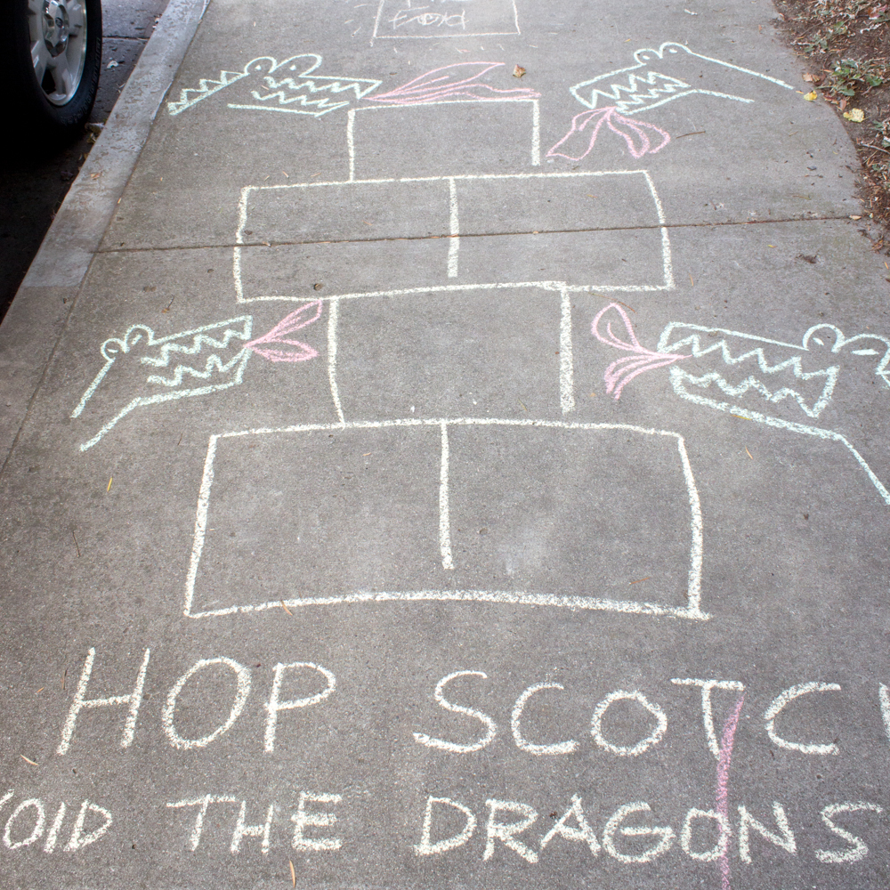 Sidewalk Chalk Obstacle Course Ideas Pink Stripey Socks Sidewalk Chalk Obstacle Course Ideas Pink Stripey Socks