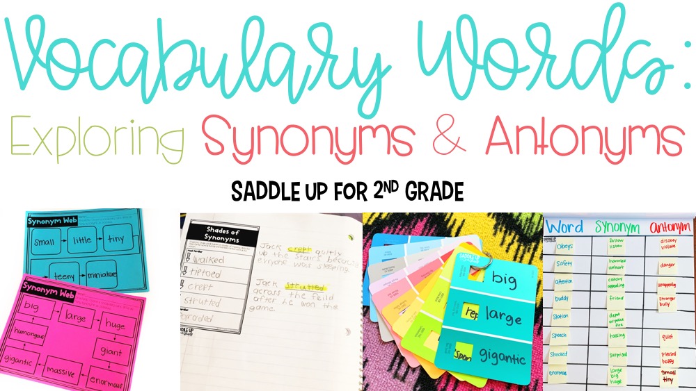 Teaching New Vocabulary Words: Exploring Synonyms & Antonyms