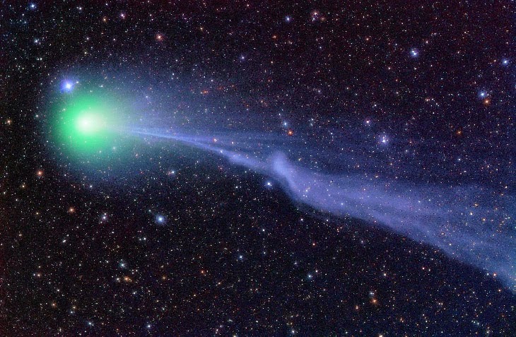 cometa lovejoy cauda deformada