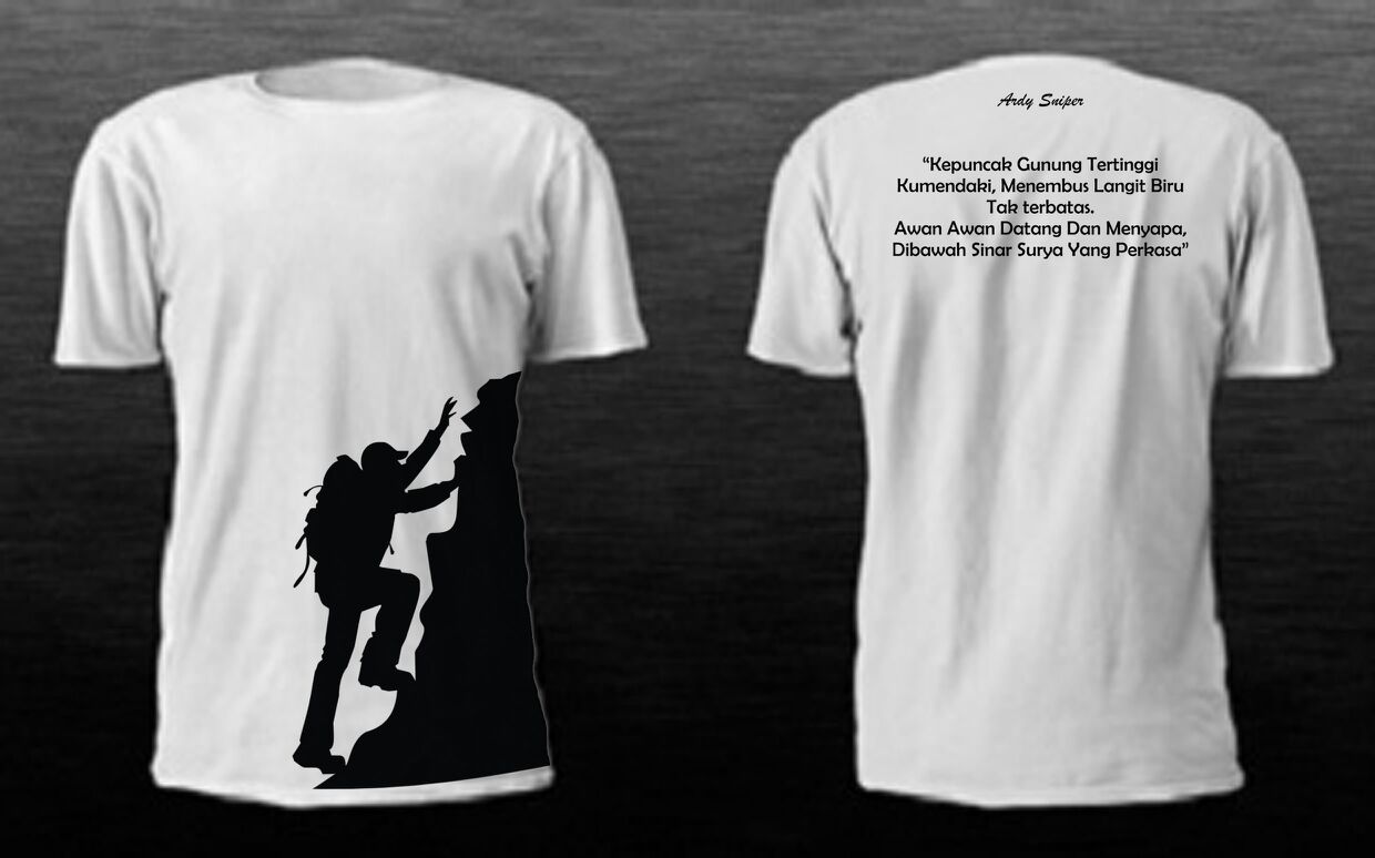 PENYU Design Custom Shirt Printing For Men Penyu Kaos Semarang