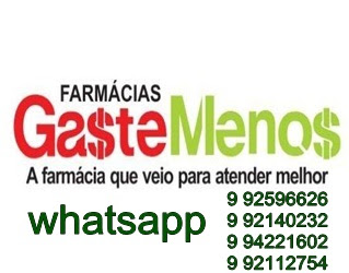 FARMÁCIA GASTE MENOS - O MELHOR ATENDIMENTO E PREÇOS PROMOCIONAIS EM MEDICAMENTOS