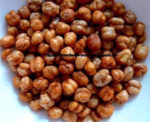 My Kitchen Flavors - Bon Appetit!: Roasted Chickpeas (Channadal) - a ...