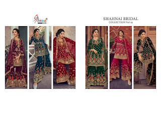 Shree Fab Shehnai Bridal Collection 5 Wedding Pakistani Suits 