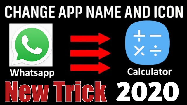 How to Change App name and icon for android 2020
