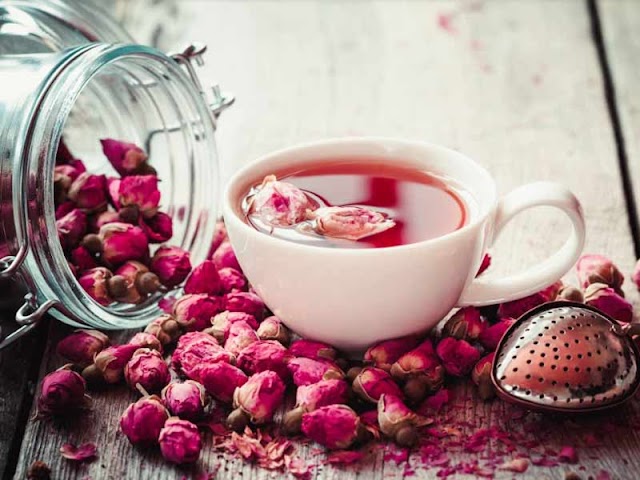 شاي بماء الورد