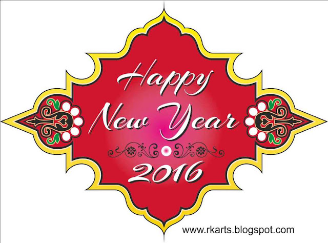 Happy New Year 2016 Title Design-2