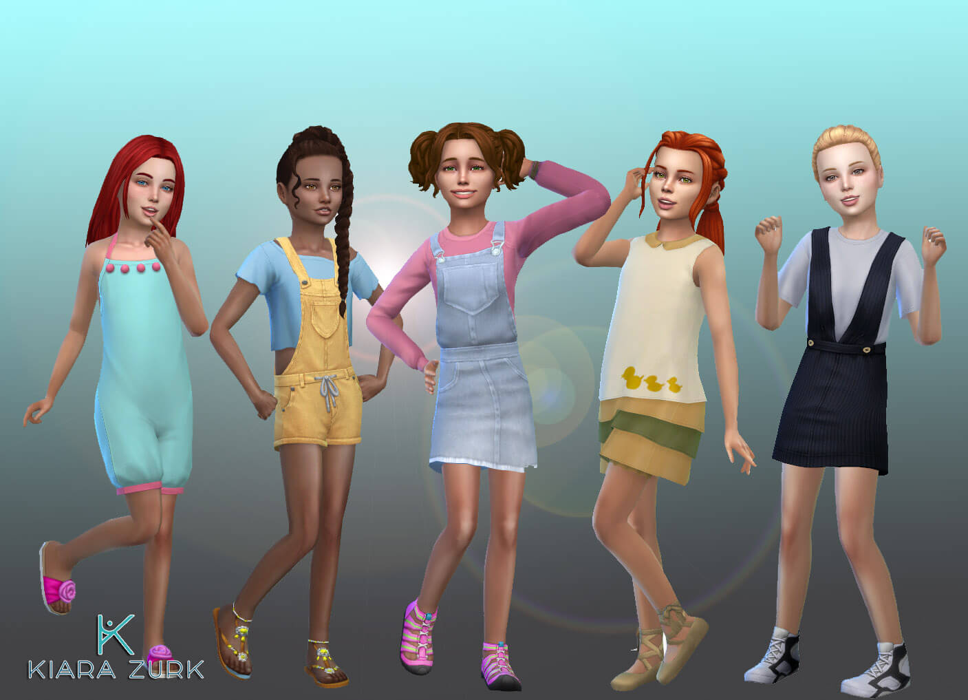 Girls Body Clothes Pack 3.