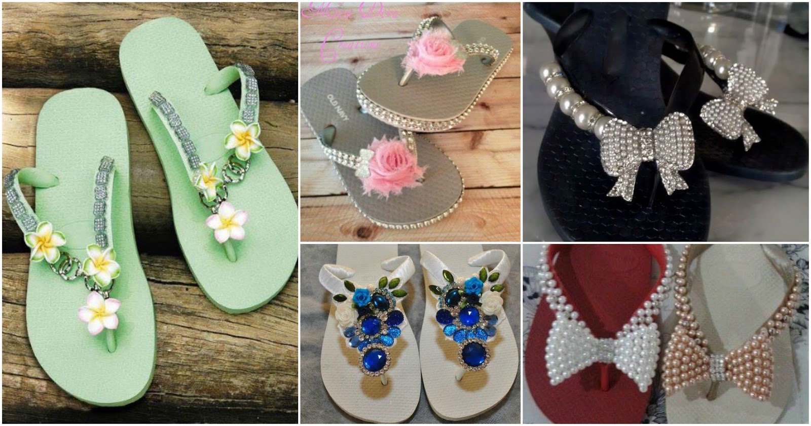 23 de cómo decorar todo tipo de sandalias para el verano ~ Manoslindas.com