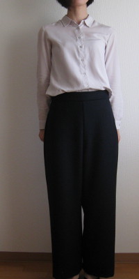 いとすじ Mパターン研究所 P1601 ミニマムフレアーパンツ 完成