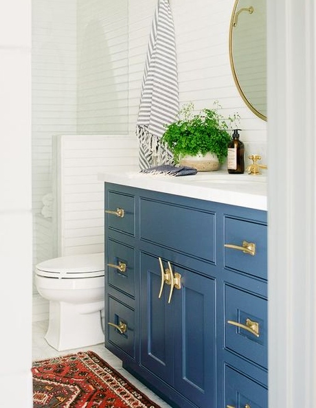 Nautical Boat Cleats As Hardware, Bathroom Cabinet Pulls