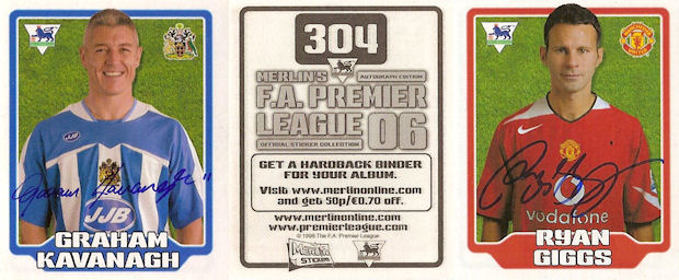 Merlin Premier League 06 Stickers Numbers 8-494 