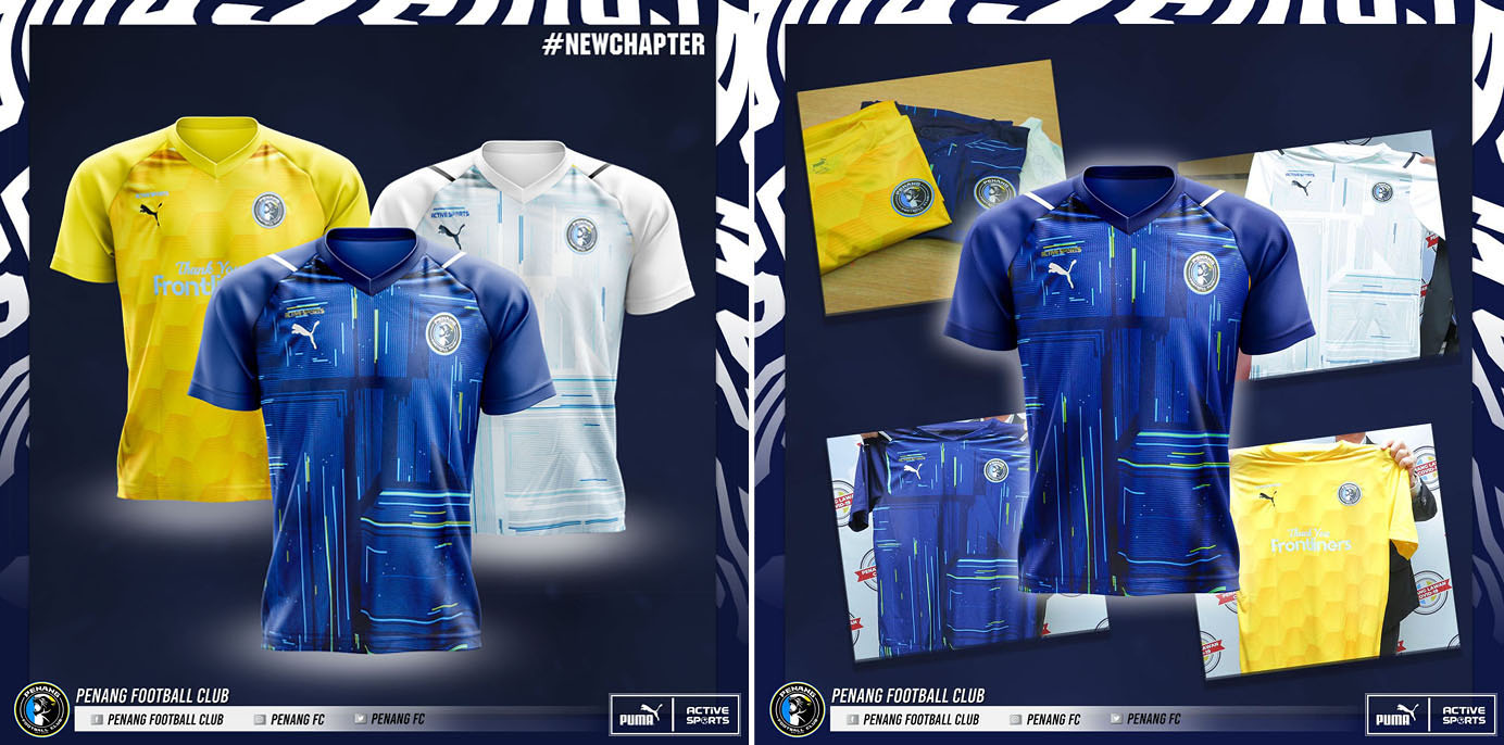 Football teams shirt and kits fan: Penang FC 2021 Kits