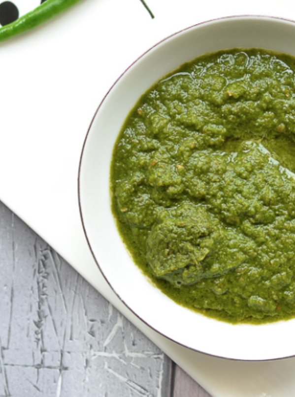 Green Chilli Chutney Recipe Yummy Traditional