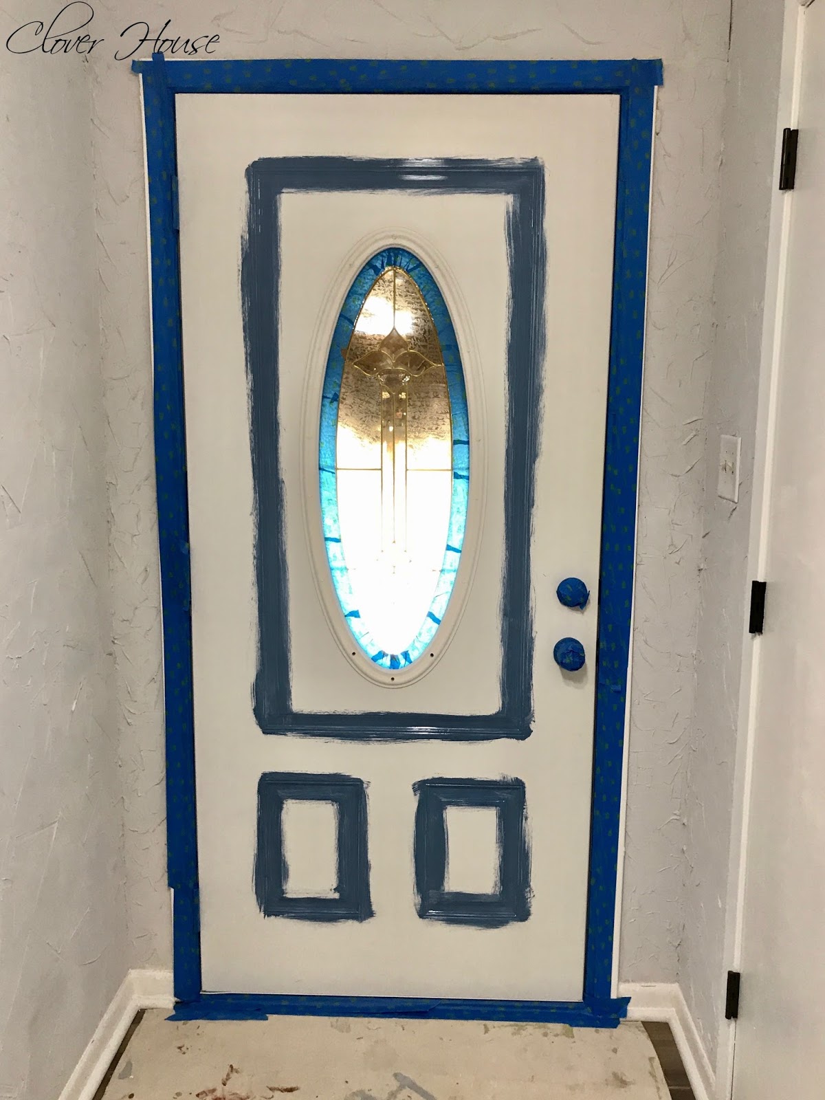 window door panels paneled painting paint since inside