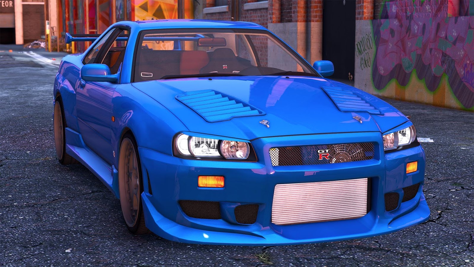 C West Nissan Skyline r34