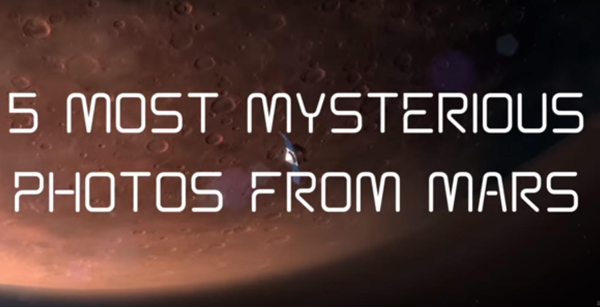 I misteri di Marte in un filmato video con una galleria fotografica
