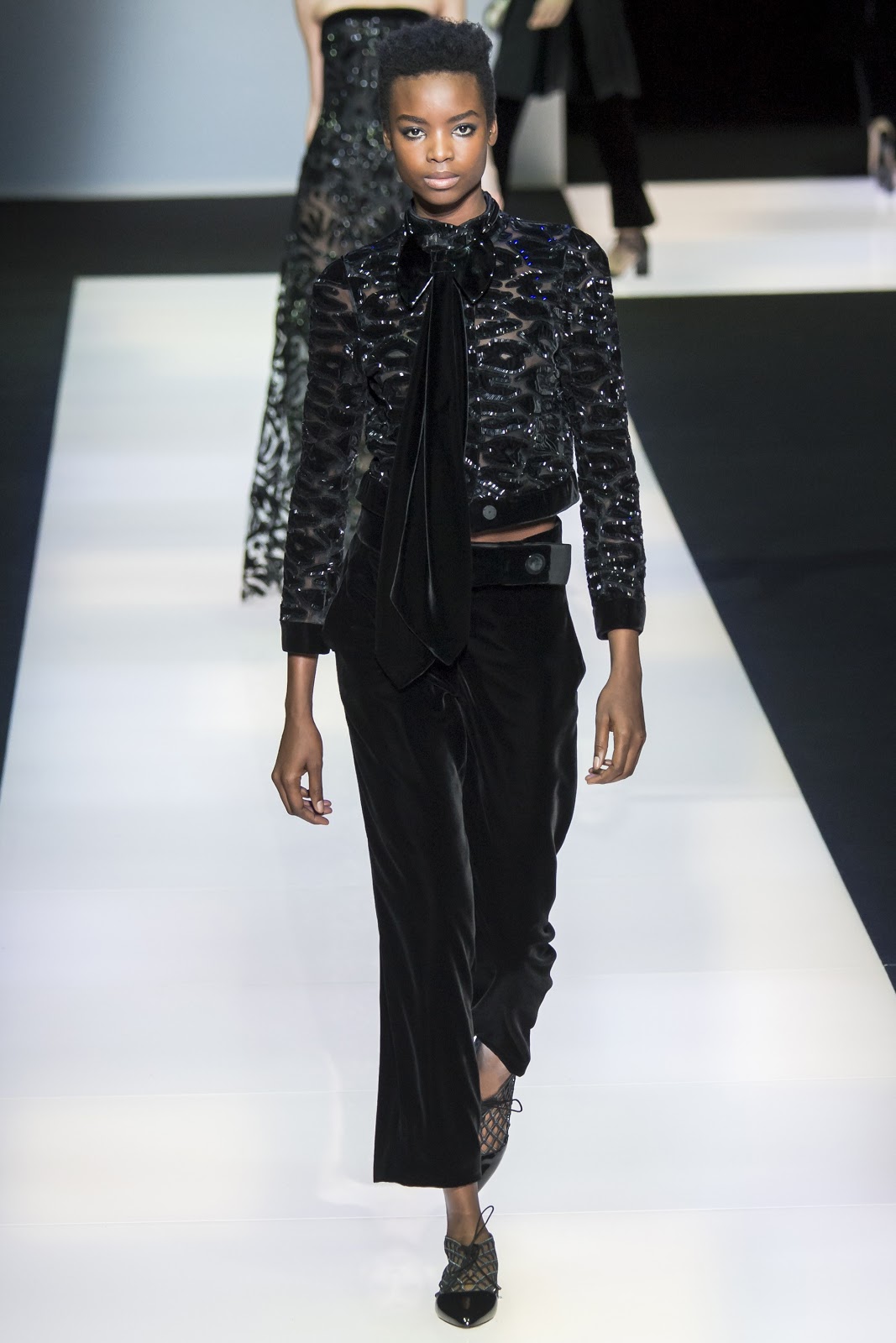 Fashion Runway | 'Black Velvet', the new Giorgio Armani Women’s Fall ...