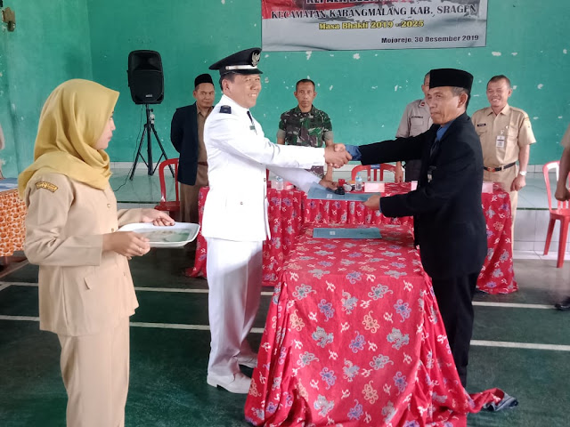 Serah Terima Jabatan Kades Mojorejo