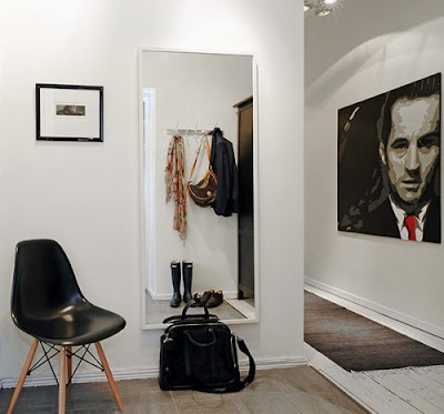 Decoración y Afinidades: Espejo en el pasillo de la casa