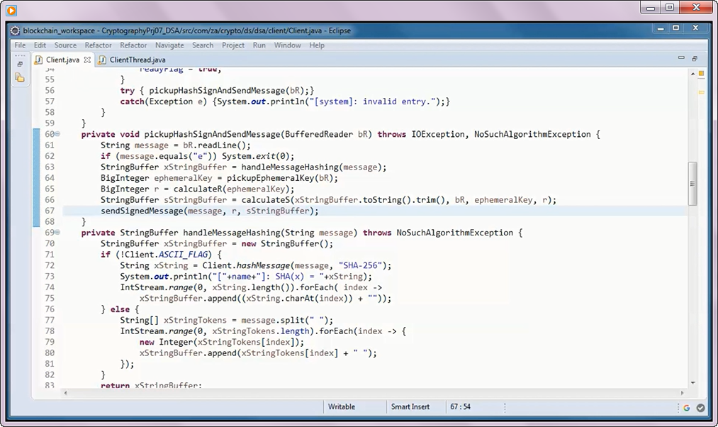 Prototype Project Digital Signature Algorithm (DSA) Public Key