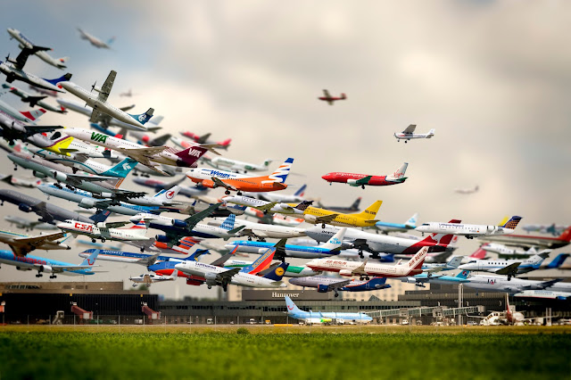 time lapse airplane, airport, cool planes
