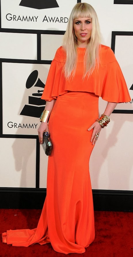 Natasha+Bedingfield+in+Christian+Siriano - Grammys 2014