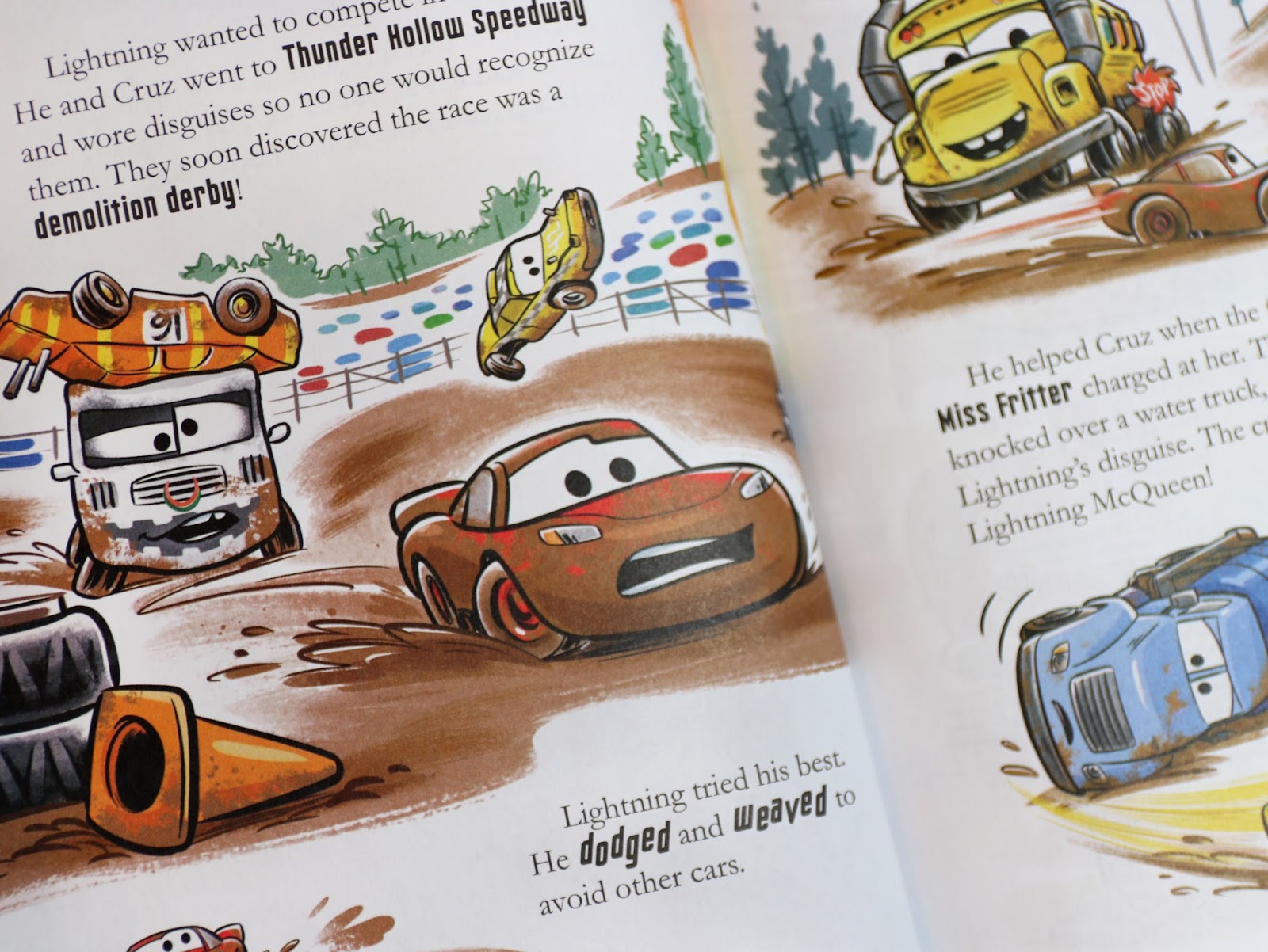 Dan the Pixar Fan Cars 3 Little Golden Book