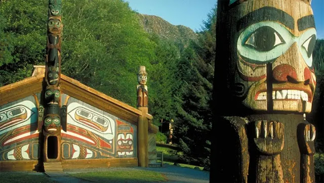 Totem Bight State Park in Ketchikan, Alaska Totem Bight State Park in Ketchikan, Alaska