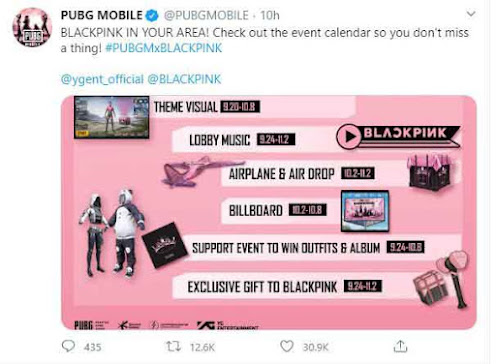 PUBG Mobile BLACKPINK IN YOUR AREA 2020