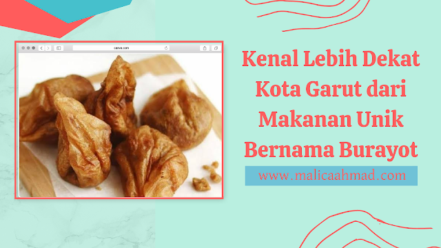 Makanan Burayot Khas Garut