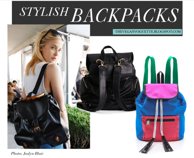 THE VEGAN VOGUETTE Want It Wednesday The Stylish Backpack