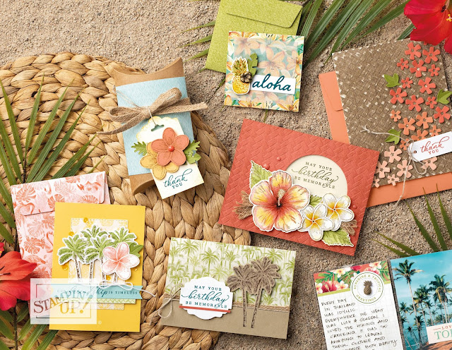 Nigezza Creates a Spotlight on Stampin' Up!s Tropical Oasis