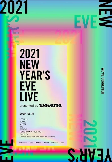 2021 New Year's Eve Live Big Hit Labels