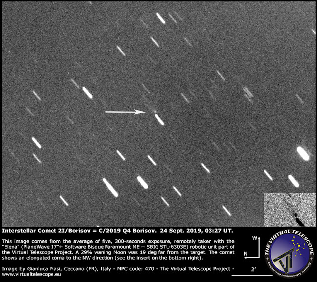 Cometa Interestelar Borisov - The Virtual Telescope