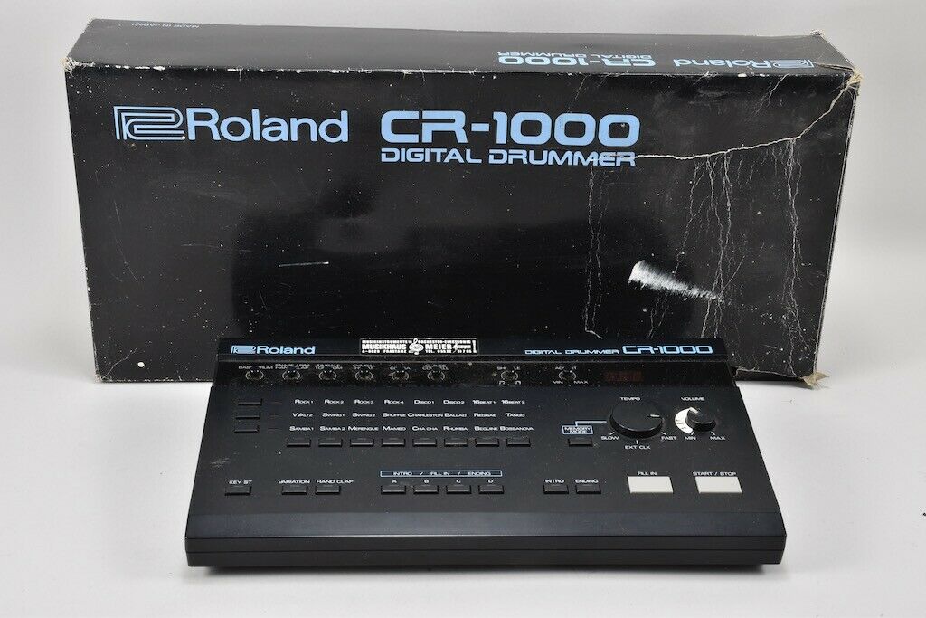 MATRIXSYNTH Roland CR 1000 Digital Drummer SN 690452 w Original Box