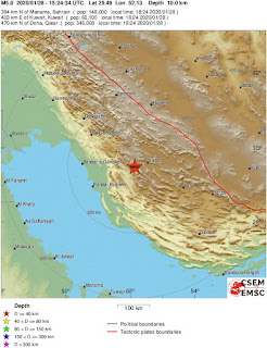 Cutremur moderat cu magnitudinea de 5,0 grade in Sudul Iranului