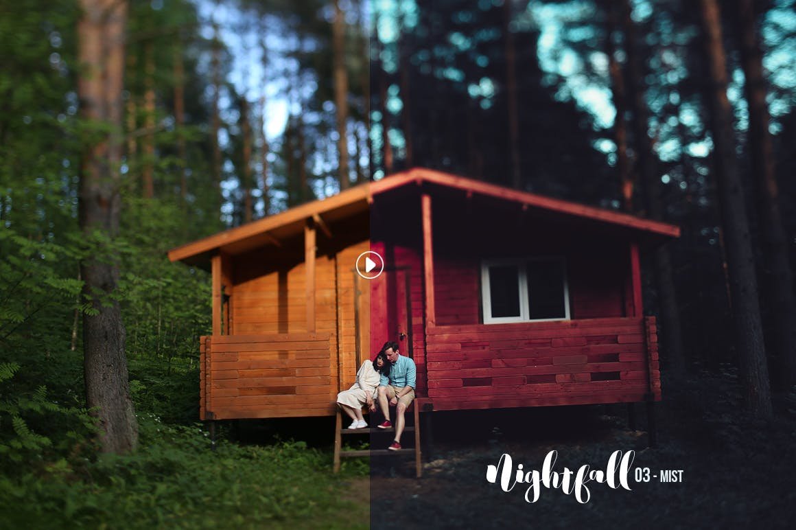 Preset Lightroom Desktop - Nightfall Dark Lightroom Presets (LR)