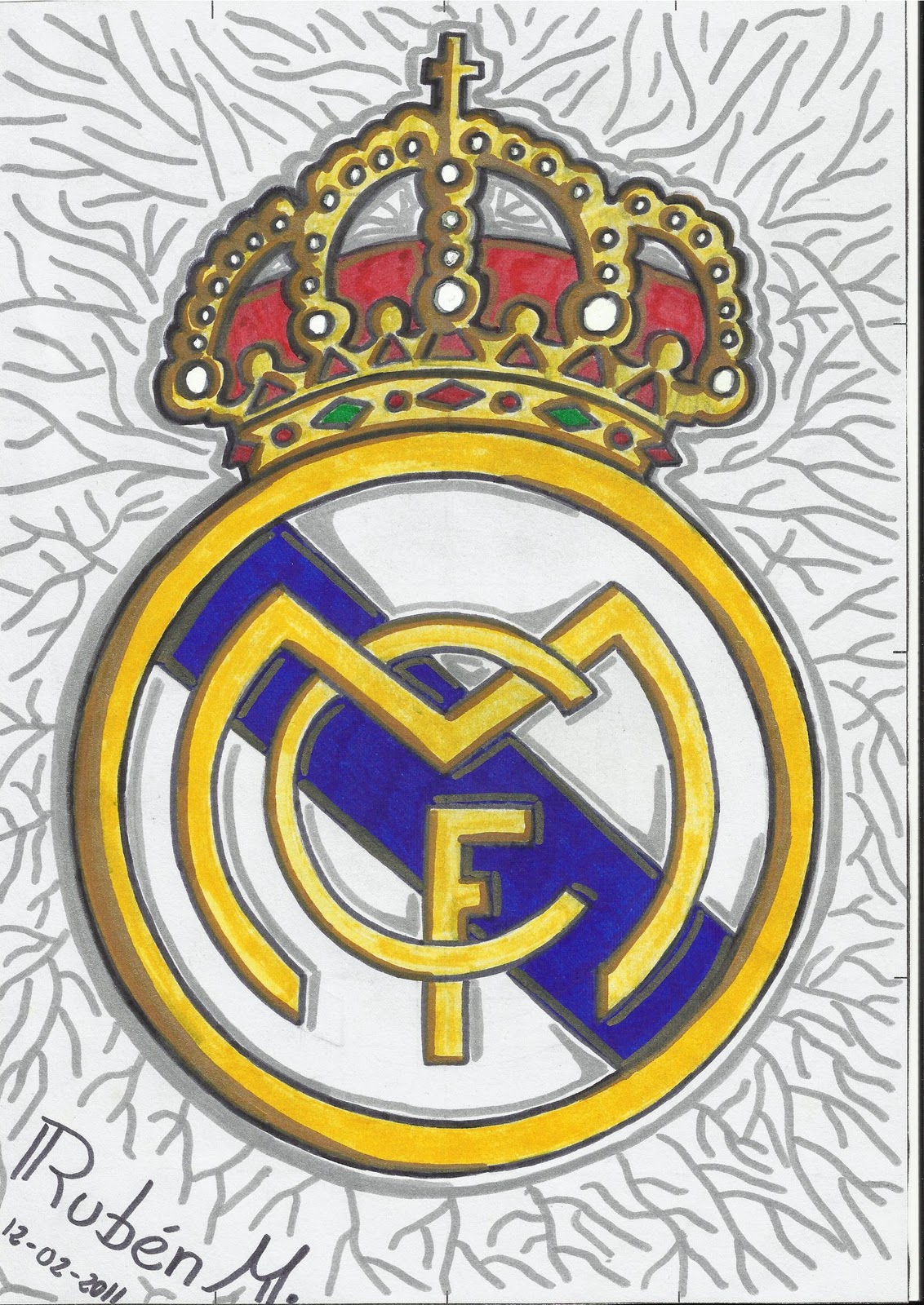 Real Madrid Dibujo