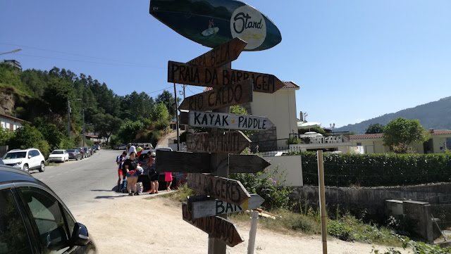 Placa Praia Fluvial da Barragem