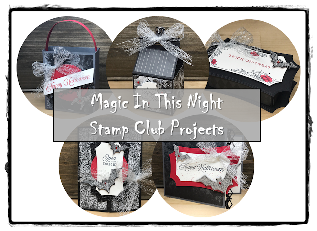 Spooky fun crafting with the Magic In This Night suite.
