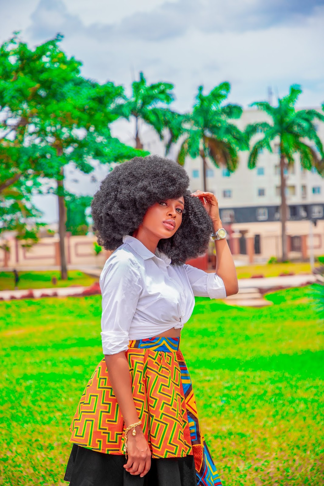 how to style your ankara skirt